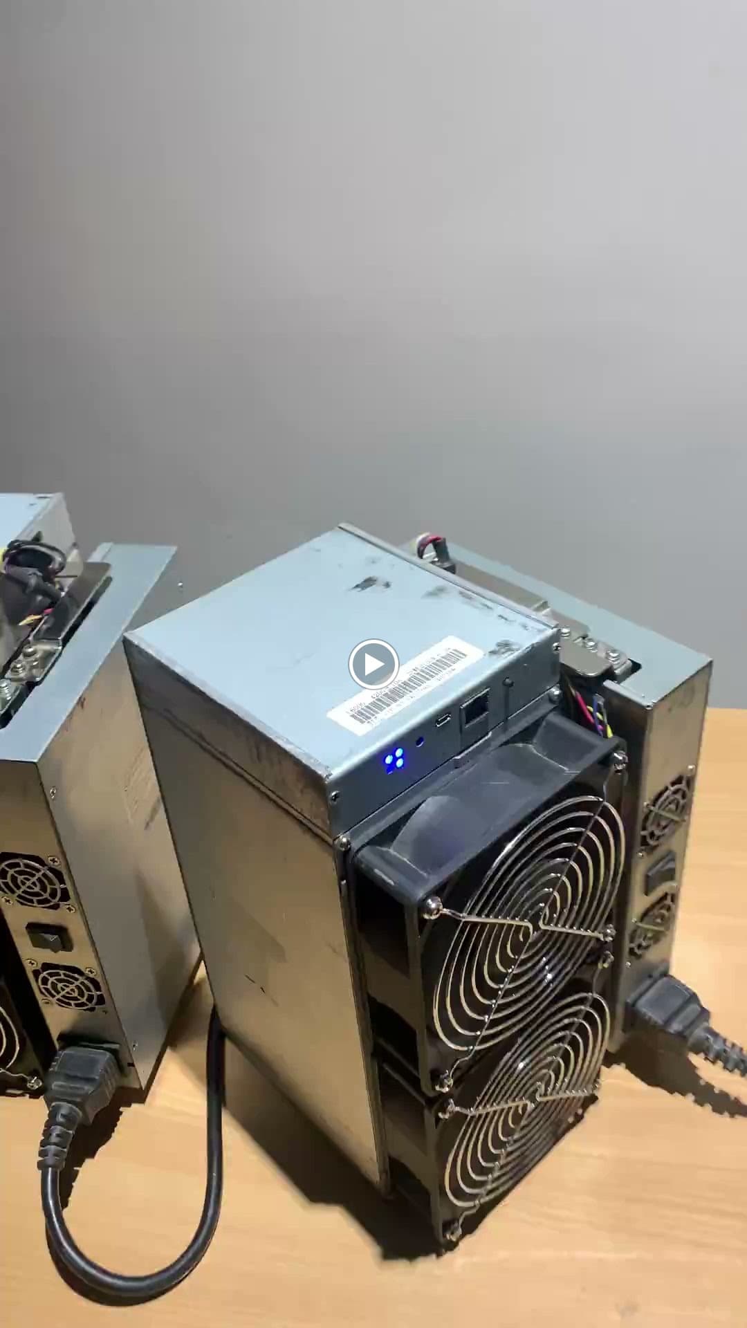 Archival poster of GPU mining cluster